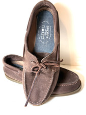 Men's Sperry Top Sider Boat Shoe Size 7 M Brown Suede Leather Moccasin STS18316