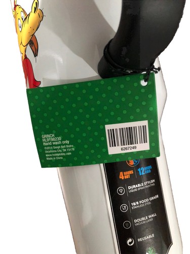 Sleigh Bell Bistro Stainless Steel Ultimate Tumbler 40oz The Grinch Max - Picture 3 of 5