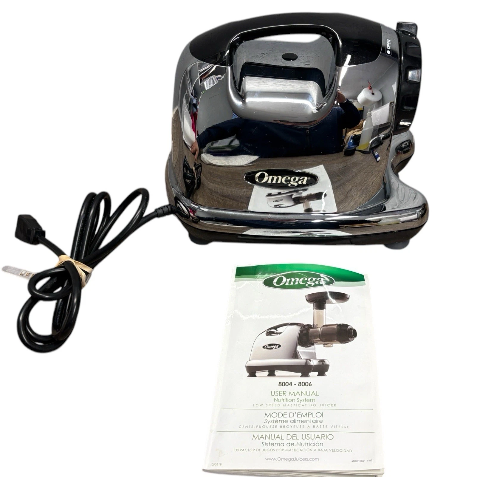 Omega 8006 Juices Extractor Nutrition System ONLY Base Motor Manu1 Only