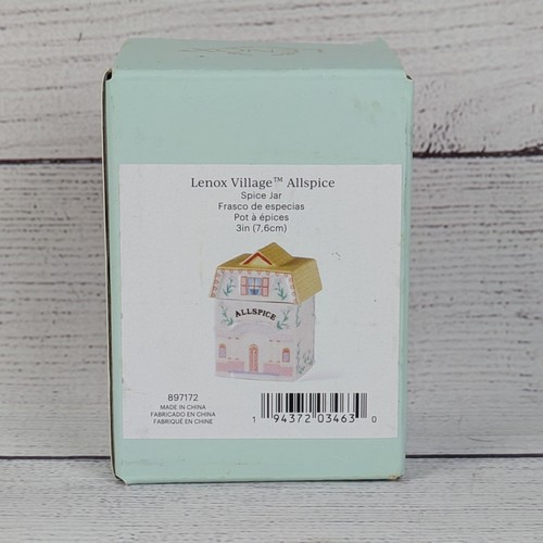Lenox Village Gewürzglas Pimenthaus 2. Auflage 3 Zoll Neu Offener Karton 897172 - Bild 1 von 18