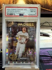 2024 Topps Chrome US Rookie Debut Jackson Merrill #USC57 RayWave Refractor (RC)