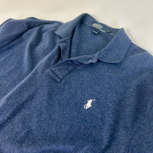 Vintage Polo by Ralph Lauren Herren Navy Cotton Polo Shirt L Hong Kong 90s Classic - Bild 6 von 10