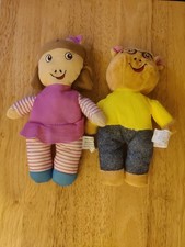 Arthur  DW D.W. Read Plush Animal Greenbrier PBS Kids TV Show Toy Set 9" Inch