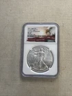 2021 $1 Type 1 American Silver Eagle NGC MS69 Brown Label