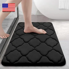Memory Foam Bath Mat Rug 24X16, Ultra Soft and Absorbent Bathroom Rugs, Non-Slip