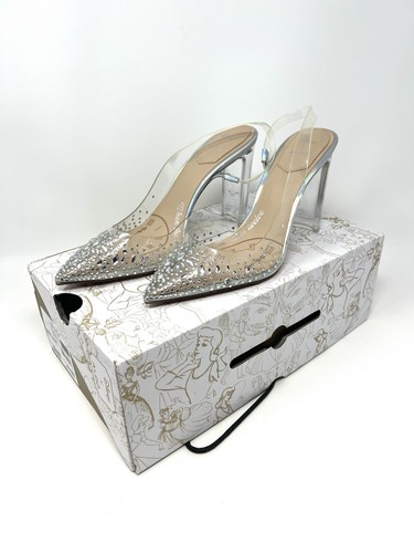 Aldo x Disney Size 7.5 Womens Clear Cinderella Glass Slipper Pointed Toe Pump