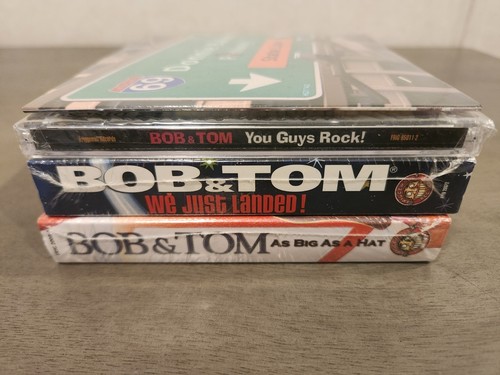 New Sealed Bob & Tom CD Lot. We Just Landed, As Big As A Hat, You Guys Rock, Etc - Picture 16 of 19