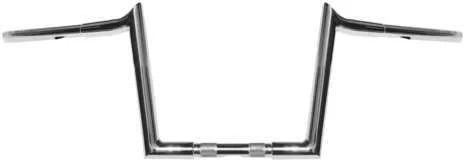 Wild 1 1-1/4 pulgadas. Manillar Chubby Reaper - 10 pulgadas - Bicicleta de calle cromada para motocicleta Foto 2 de 4