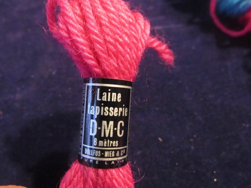 DMC Laine Tapisserie France 100% Wool Tapestry Yarn 13 Skeins Needlepoint  Zt - Picture 5 of 6