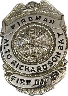 OBSOLETE CALIFORNIA ALTO RICHARDSON BAY FIRE DIST FIREMAN SONOMA COUNTY #FDD