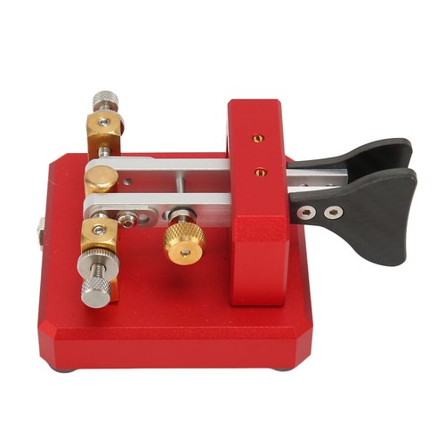 Morse Code Key Double Paddle Automatic Shortwave Portable CW Morse Telegrap IDM - Zdjęcie 12 z 12