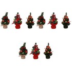  3 Pack Tabletop Bäume Kleiner Baumschmuck Tischtisch -Weihnachtsbaum