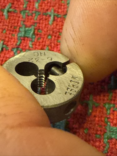6-32 Adjustable Button Die USA 🇺🇸 Morse Machinist NOS - Picture 5 of 6