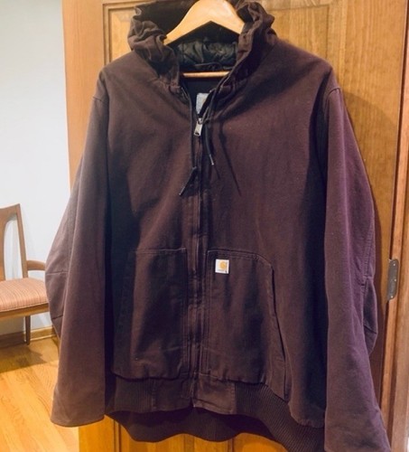 Vintage Carhartt Hooded Work Jacket-Women's 3x - Picture 7 of 12