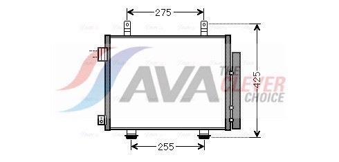 CONDENSER AIR CONDITIONING SZA5115D FOR NISSAN SUZUKI 276504A00D 276504A00H 9531 - Picture 2 of 6