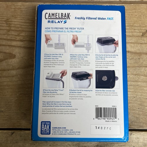 CamelBak relè filtro fresco sigillato OEM tecnologia doppio filtro nuovo scatola aperta - Foto 4 di 6