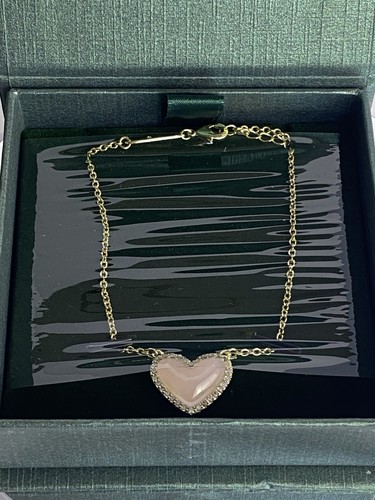 Kendra Scott Ari Heart Line Bracelet - Rose Quartz - Picture 3 of 6