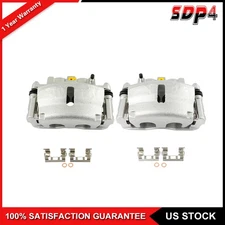 Front Set Brake Calipers w/ Bracket Fits 2006 2007 2008 2009 GMC Envoy