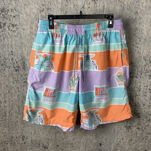 Vilebrequin Swim Trunks XXL 2XL Multicolor Board Shorts Liner 10” Men’s