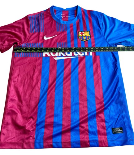 FC Barcelona 2021/2022 Home Stadium Fan Jersey Men’s Large New With Tags - Picture 3 of 14