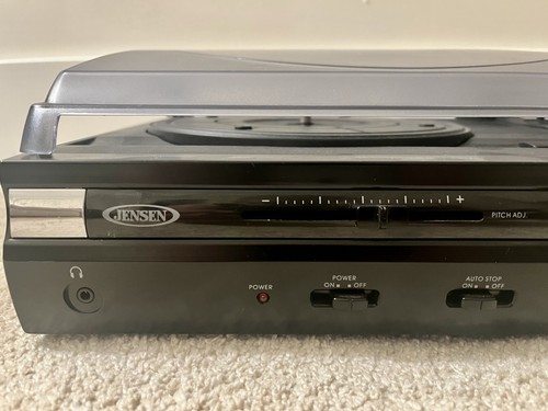 Jensen JTA-230 3 Speed Turntable Vinyl Record Player w Built in Speakers TESTED - Bild 2 von 15