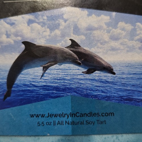 2 Jewelry In Candles Soy Tarts Ocean Breeze Size 7 Ring New 5.5 Oz Blue Melts - Bild 7 von 12