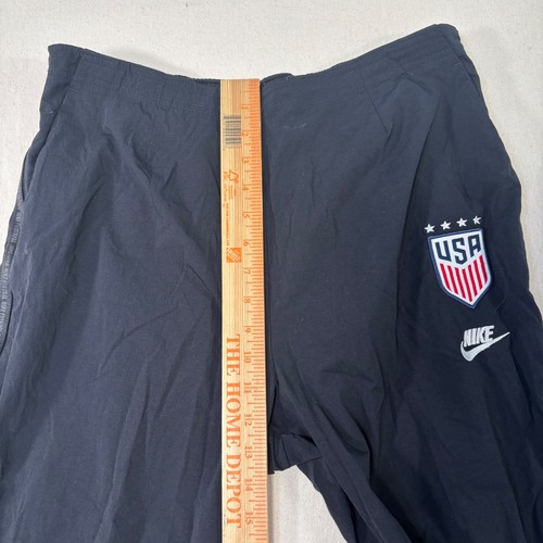Nike USA Fußball Trainingshose Herren Gr. L schwarz Nylon leicht Tapered - Bild 6 von 12