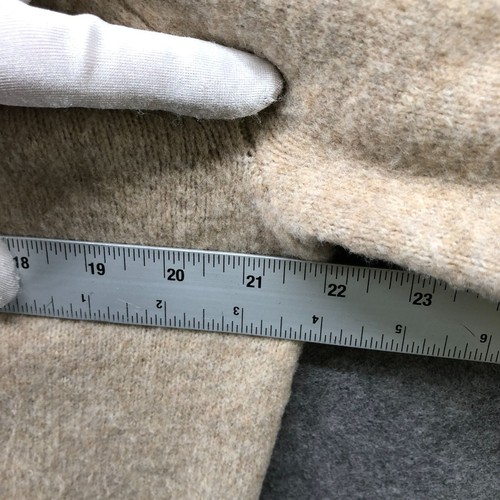 Uniqlo Souffle Yarn Cardigan Womens S Beige Sweater V-Neck Button Front - Picture 10 of 11