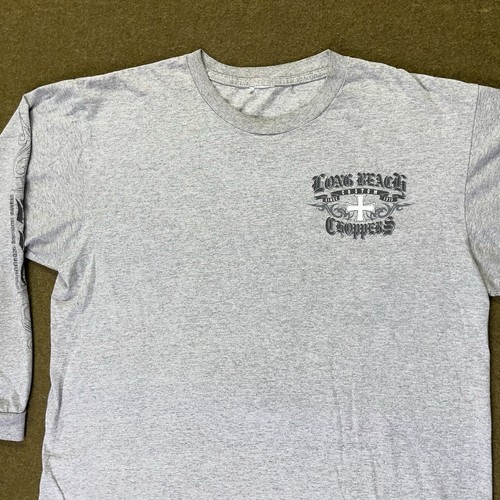 Vintage Long Beach Choppers LBC Langarm Grafik T-Shirt Erwachsene Medium Y2K Retro - Bild 2 von 20