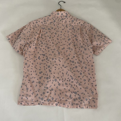 Tori Richard Cotton Hawaiian Shirt 2XL Pink Blue White Seashells XXL EXCELLENT - Picture 8 of 8