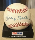Mickey Mantle Official AL Baseball PSA / DNA Auto Autograph HOF NY Yankees COA