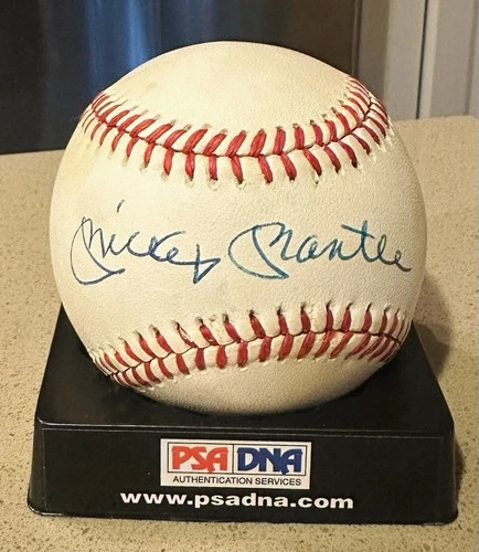 Mickey Mantle Official AL Baseball PSA / DNA Auto Autograph HOF NY Yankees COA