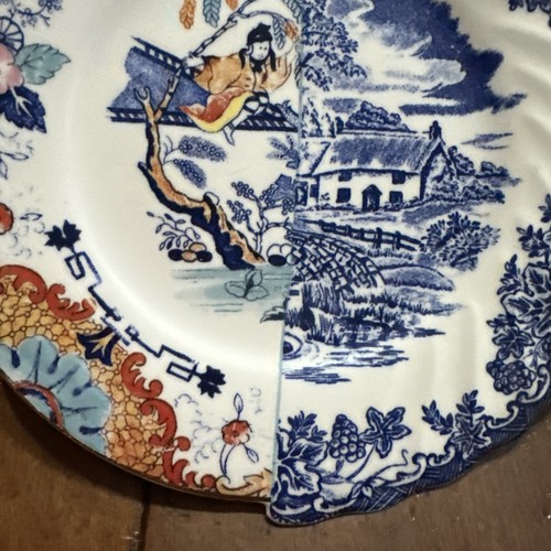 SELETTI, Hybrid Dessert Plate CTRLZAK Bone China - Picture 2 of 5
