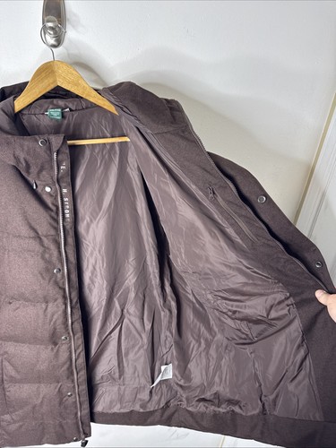 Woods Down Parka XXL Brown Hooded Winter Jacket True North Outerwear - Picture 6 of 10