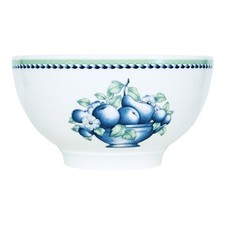 Villeroy & Boch PROVENCE Blue Weave Fruit Green 5 5/8” Rice Bowl NEW