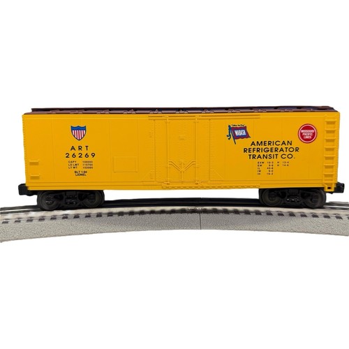 Lionel 6-17304 Spur O Missouri Pacific Wabash Kühlwagen #26269 Metallräder