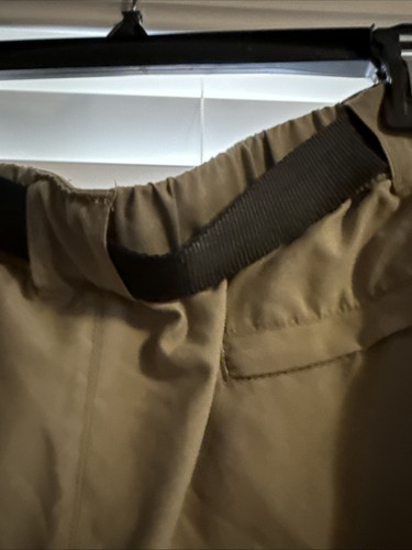 Rugged Exposure Belted Nylon Lined Cargo Hiking Shorts Men's Sz Lg. Khaki. - Picture 7 of 14