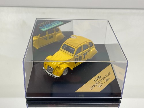VITESSE L190 CITROEN 2CV6 CLUB 007 JAMES BOND 1981 -YELLOW 1:43- GOOD IN SC - Picture 1 of 7