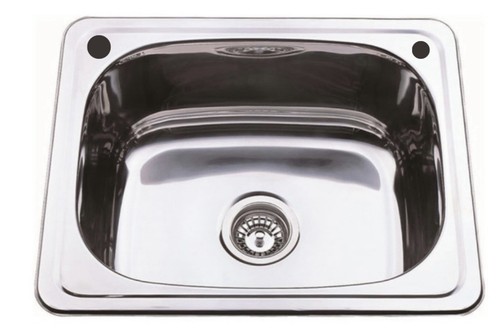 Brand New- Stainless Steel- 30 Litre Laundry Sink- with (2 Tap Holes) - Picture 2 of 3