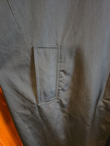 Bernardo Collection Lightweight Long Black Coat With Button Closure & Pockets XL - Picture 2 of 4