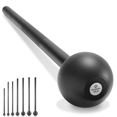 Steel Mace Bell, Mace Club for Strength Training, Functional Full Body Workouts
