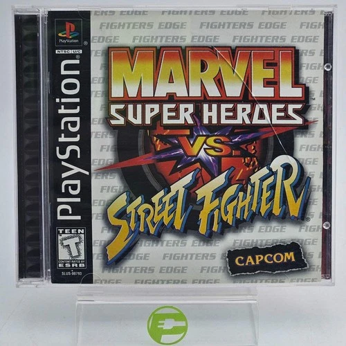 Marvel Super Heroes vs. Street Fighter (Sony PlayStation 1 PS1, 1999)