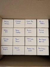 NFL Football Card Team Lots - Lot of 400 cards per team