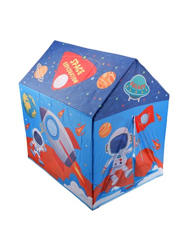 🚀Blue Space Shape Tent Large Playhouse Kid Play Tent Indoor And Outdoor Game - Picture 9 of 12
