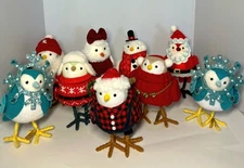 Wondershop Featherly Friends Christmas Birds Lot Bundle Target Holiday Figurines