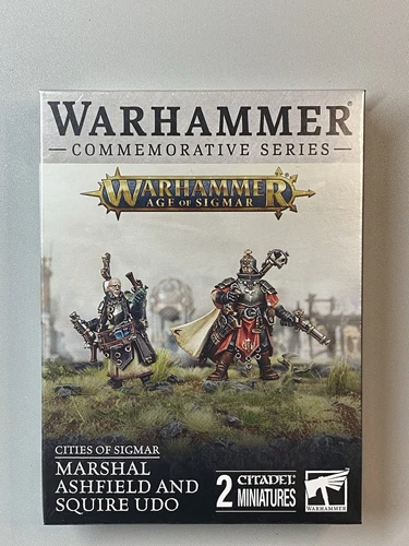 Warhammer Cities Of Sigmar Commemorative Series Marshal Ashfield NEW Figure
