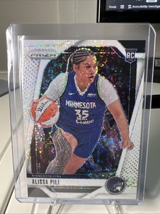 2024 Panini Prizm WNBA Basketball Alissa Pili RC Rookie White Sparkle SP #83
