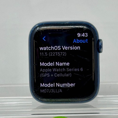 Odblokowany Apple Watch Series 6 44MM niebieski aluminium M07J3LL/A - Zdjęcie 7 z 7