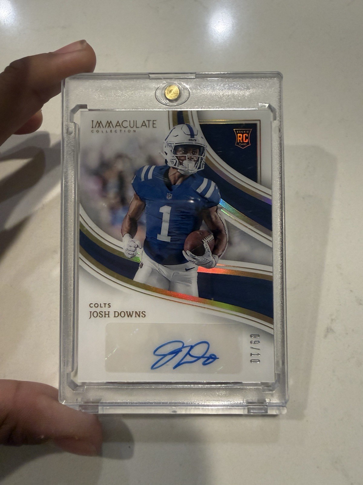 2023 Panini Immaculate - Rookie Autographs Josh Downs #3 Gold /10 (AU, RC)