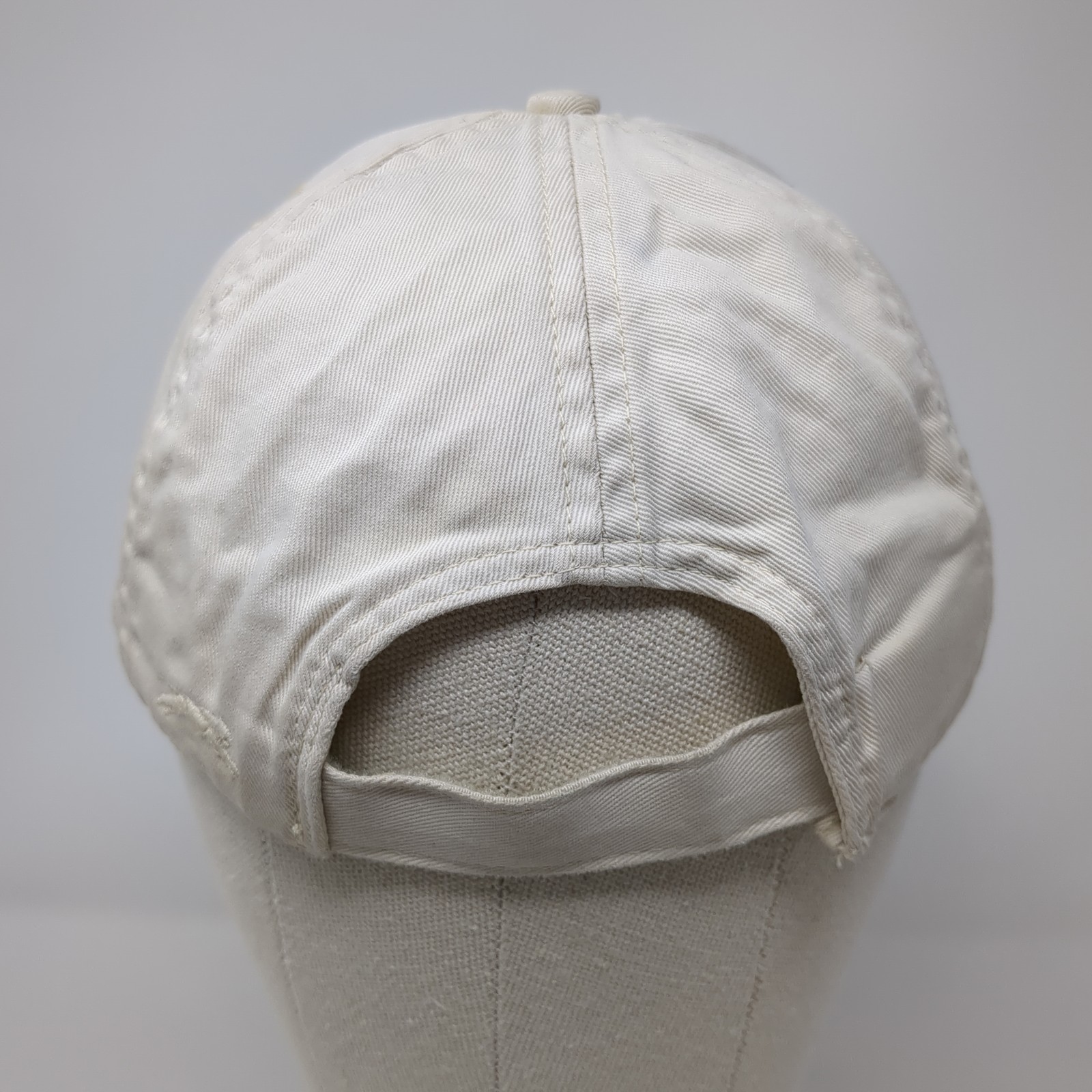 Moila C.C. Strapback Hat Solid Beige One Size Emb… - image 6